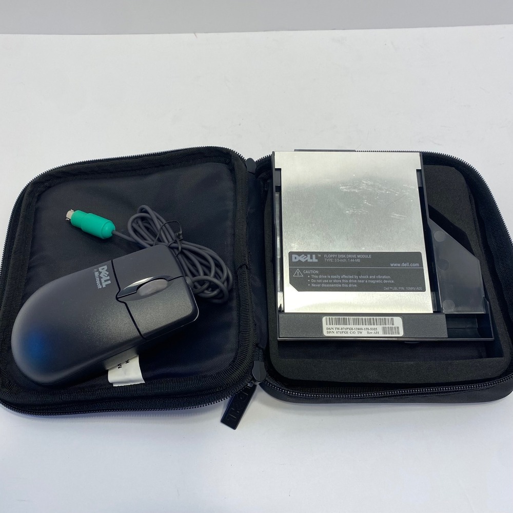 Dell Floppy Drive Module Mouse Set 3.5" Mouse Travel Case